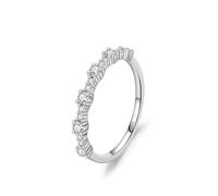 Wycian Partnerring - Anello da donna in argento 925, 1,5 mm, con zirconi, misura 49 (15,6), per la festa della mamma, 57 (18.1), Argento sterling, Zirconia cubica