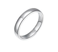 Wycian Promise Anello per fedi nuziali in oro bianco 9 K/14 K Au375/Au585 per sorella moderna gioielli regalo, 21 (19,4), Oro bianco 14 carati, Nessuna pietra preziosa