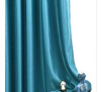 Wycian Tenda oscurante in stile rustico, 2 pezzi, in poliestere, struttura in marmo, altezza 229 x larghezza 132 cm, per camera da letto