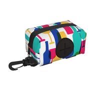 WYCZHY Borsa da viaggio per bicchieri e bottiglie da cocktail, con cerniera e bottone, Nero , Taglia unica