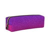 WYCZHY Gradiente Paillettes Sparkle Stampa Studenti Matita In Pelle Astuccio Marcatori Titolare Grande Capacità Borsa per la Scuola per Strumenti di Cancelleria, Oro, Taglia unica, Astuccio per