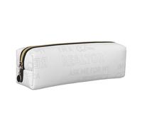 WYCZHY I'm A Realtor Ask Me Printing Students Astuccio in pelle per matite e pennarelli grande capacità per la scuola per strumenti di cancelleria, Oro, Taglia unica, Astuccio per trucchi