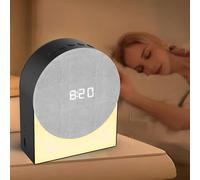 WYFCR Macchina del rumore bianco, Macchina audio bianca per bambini adulti bambini che dormono, timer del sonno, 6 suoni lenitivi, 3 dimmerabile e display digitale, per casa ufficio viaggi(nero)