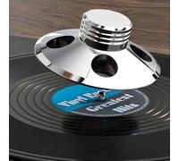 WYFCR Stabilizzatore di peso del giradischi argentato Record Record, 107G Record Suppression, Riduzione delle vibrazioni, Record Pressure Pad Utilizzato per la maggior parte dei dischi