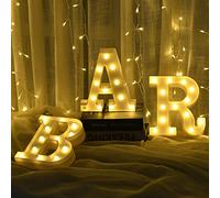 WYFCR Vintage Industrial BAR Sign Decorativo LED Illuminato Letter Lights Targhe BAR Segni, Illuminato Marquee Bar Segno, Neon Light Up Letters, Illuminato Bar Decor