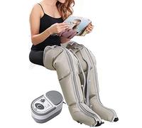 WYFDCL Massaggiatore per Gambe a Compressione d'Aria Braccio in Vita Avvolgimenti per Gambe Caviglie per Polpacci Macchina per Massaggio e rilassamento Dolore Rilassarsi con 4 Cuscini d'Aria