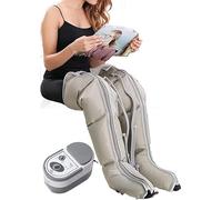 WYFDCL Massaggiatore per Gambe a Compressione d'Aria Braccio in Vita Avvolgimenti per Gambe Caviglie per Polpacci Macchina per Massaggio e rilassamento Dolore Rilassarsi con 4 Cuscini d'Aria