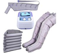 WYFDCL Massaggiatore per Gambe a Compressione d'Aria Strumento per Fisioterapia a Pressione a Ciclo Pneumatico - Macchina per Massaggio a 6 cavità per alleviare l'affaticamento e Il Dolore degli Arti