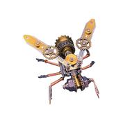 WYFTOY Kit di modellini di insetti in metallo 3D, 127 pezzi, montaggio meccanico fai da te, strumento educativo STEM, decorazione artistica da collezione, regalo per entomologo (versione A)