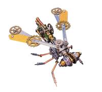 WYFTOY Kit di modellini di insetti in metallo 3D, 157 pezzi, montaggio meccanico fai da te, strumento educativo STEM, decorazione artistica da collezione, regalo per entomologo (versione B)