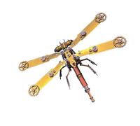 WYFTOY Kit di modellino di insetti 3D in metallo, 168 pezzi, montaggio meccanico fai da te, strumento educativo STEM, decorazione artistica da collezione, regalo per entomologo (versione meccanica)