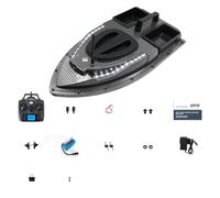 WYFTOY V900 GPS RC Bait Boat, 500m Long Range, 12000mAh Dual-Hopper Auto Release, 1.5kg Capacità, Night Fishing LED Lights, Auto Return, Advanced Fishing for Serious Pescatori (versione USA/Fibra di
