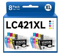 WYFYINK LC421 XL Cartucce (confezione da 8)