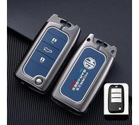 WYHHL Guscio Chiave Auto per MG ZS MG5 MG5 Scorpio MG6pro MG Mulan MG Navigator MG HS, Guscio per Chiave Cover Chiave Custodia Chiave Copri Chiavi Accessori per Chiavi Auto,A-Bluestyle