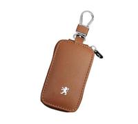 WYHHL Guscio Chiave Auto per Peugeot 308 5008 3008 301 4008 408, Guscio per Chiave Cover Chiave Custodia Chiave Copri Chiavi Accessori per Chiavi Auto,Einheitsgröße-D Brown