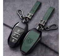 WYHHL Guscio Chiave Auto per Peugeot 408 508 4008 308 3008 5008l, Guscio per Chiave Cover Chiave Custodia Chiave Copri Chiavi Accessori per Chiavi Auto,B-Blackgreen
