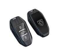 WYHHL Guscio Chiave Auto per Peugeot 5008 4008 3008 2008 408 508L 301 2008, Guscio per Chiave Cover Chiave Custodia Chiave Copri Chiavi Accessori per Chiavi Auto,Normal-A Black