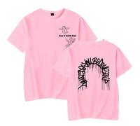 WYHMCNHM Rag'n'Bone Man Merch What Do You Believe in Cherub T-shirt unisex Trend Casual Manica Corta Top, rosa, XXL
