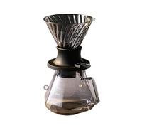 WYHTDFO Set da caffè fatto a mano con filtro, a goccia, macchina for in vetro borosilicato fatta a for set(Gray-3pc Set)
