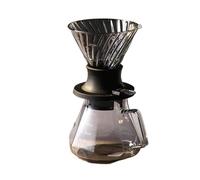 WYHTDFO Set da caffè fatto a mano con filtro, a goccia, macchina for in vetro borosilicato fatta a for set(Gray-2pc Set)