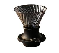 WYHTDFO Set da caffè fatto a mano con filtro, a goccia, macchina for in vetro borosilicato fatta a for set(Gray-Filter)