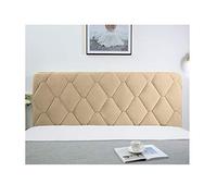 WYJHNL Copertura per Testiera per Letto Copri Testata Letto, Fodera Elastica Protezione, Coprire Antipolvere in Cotone Europeo Cover Lavabile per Decorazione Camera Letto,Beige 190cm(75inch)