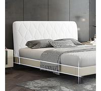WYJHNL Copertura per Testiera per Letto Copri Testata Letto, Fodera Elastica Protezione, Coprire Antipolvere in Cotone Europeo Cover Lavabile per Decorazione Camera Letto,Creamy White 130cm(51inch)