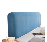 WYJHNL Copertura per Testiera per Letto, Copri Testata Letto Fodera Elastica Vello Protezione Testata Matrimoniale Cover Cuscino Lavabile per Decorazione Camera Blue Stone Blue 120-140cm