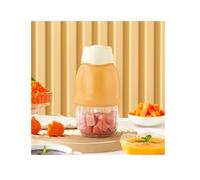 WYJRO Tritatutto Elettrico, frullatore da Cucina Multifunzione, 300 ml, Mini Robot da Cucina con 6 Lame in Acciaio Inox, per cipolle, Carne, Verdura, Alimenti per Bambini, Arancione