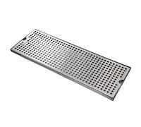 WYJRO Vassoio Antigoccia per Birra,Vassoio Antigoccia per Birra in Acciaio Inossidabile,Vassoio Raccogligocce in Acciaio Inox per Bar,Pub,Bancone E Spillatore,Staccabile,50CM