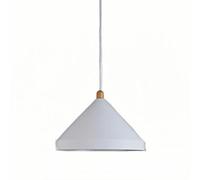 WYJYANC Lampadari A Sospensione Retrò Semplici, Lampadario A 1 Testa Per Bar E Ristoranti In Stile Industriale, Piccolo Paralume In Metallo E Legno, Luci Sospese Per Tavolo Da Pranzo Dalla Creativa