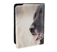 Wykjtwo Animale Cane Labrador, Porta passaporto da viaggio in pelle PU Custodia per passaporto Copertine per passaporto da 6,5 pollici