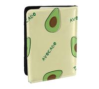 Wykjtwo Avocado verde, Porta passaporto da viaggio in pelle PU Custodia per passaporto Copertine per passaporto da 6,5 pollici