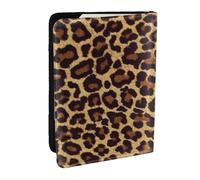 Wykjtwo Bel leopardo, Porta passaporto da viaggio in pelle PU Custodia per passaporto Copertine per passaporto da 6,5 pollici