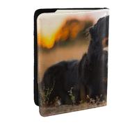 Wykjtwo Bovaro del Bernese, Porta passaporto da viaggio in pelle PU Custodia per passaporto Copertine per passaporto da 6,5 pollici