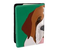 Wykjtwo Cane San Bernardo, Porta passaporto da viaggio in pelle PU Custodia per passaporto Copertine per passaporto da 6,5 pollici