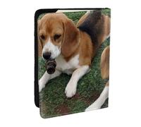 Wykjtwo Cuccioli di Beagle, Porta passaporto da viaggio in pelle PU Custodia per passaporto Copertine per passaporto da 6,5 pollici