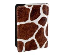 Wykjtwo Design con motivo giraffa africana, Porta passaporto da viaggio in pelle PU Custodia per passaporto Copertine per passaporto da 6,5 pollici
