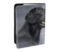 Wykjtwo Disegno del cane Labrador, Porta passaporto da viaggio in pelle PU Custodia per passaporto Copertine per passaporto da 6,5 pollici
