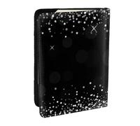 Wykjtwo Glitter argento lucido, Porta passaporto da viaggio in pelle PU Custodia per passaporto Copertine per passaporto da 6,5 pollici
