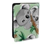 Wykjtwo Koala carino, Porta passaporto da viaggio in pelle PU Custodia per passaporto Copertine per passaporto da 6,5 pollici