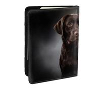 Wykjtwo Labrador retriever, Porta passaporto da viaggio in pelle PU Custodia per passaporto Copertine per passaporto da 6,5 pollici