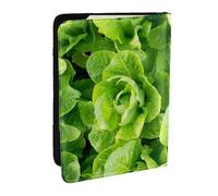 Wykjtwo Lattuga romana fresca, Porta passaporto da viaggio in pelle PU Custodia per passaporto Copertine per passaporto da 6,5 pollici