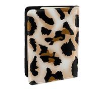 Wykjtwo Leopardo Ghepardo Leopardo Amore, Porta passaporto da viaggio in pelle PU Custodia per passaporto Copertine per passaporto da 6,5 pollici