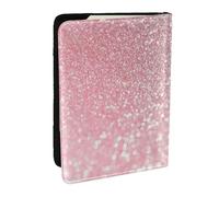 Wykjtwo Scintillante rosa oro rosa, Porta passaporto da viaggio in pelle PU Custodia per passaporto Copertine per passaporto da 6,5 pollici