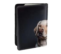 Wykjtwo Simpatico cane Labrador, Porta passaporto da viaggio in pelle PU Custodia per passaporto Copertine per passaporto da 6,5 pollici