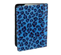 Wykjtwo Stampa animalier in pelle di leopardo, Porta passaporto da viaggio in pelle PU Custodia per passaporto Copertine per passaporto da 6,5 pollici