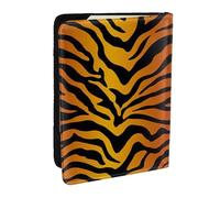 Wykjtwo Stampe di tigre, Porta passaporto da viaggio in pelle PU Custodia per passaporto Copertine per passaporto da 6,5 pollici