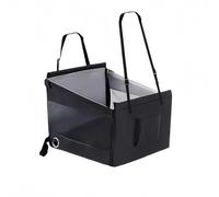 WYKNINE Seggiolino Auto Cane per Mitsubishi Triton Double Cab Pick Up,Sedile Dell'Auto Indietro Animali Domestici Trasportabile Pieghevole Lavabile Stabile Facile da Installare,Black