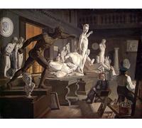 WYKUJMYTO Dipinti Famosi Stampa su Tela Astratto Mural Dipinto Fra Kunstakademiet di Knud sen Baade Per la Decorazione del Soggiorno 60x90cm